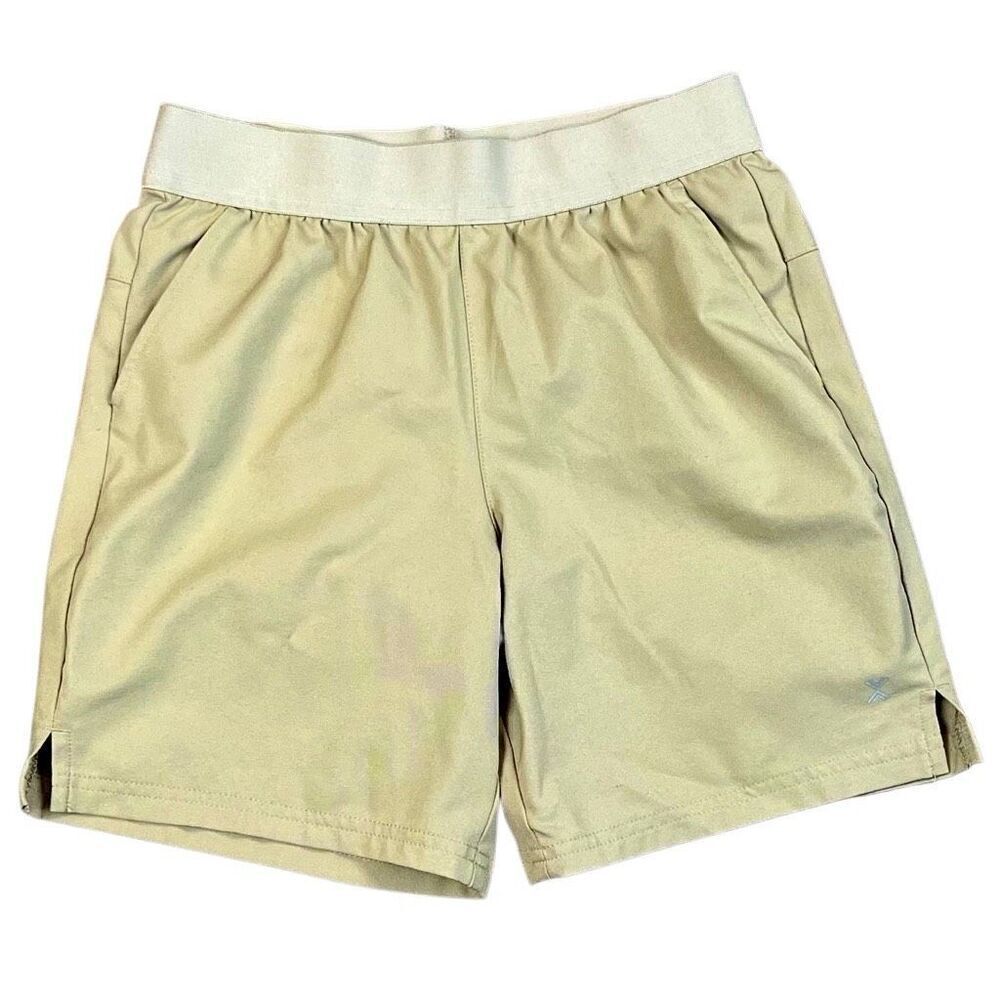 Xersion Girl’s Kahki Colored Quick Dry Athletic Shorts Medium 10/12